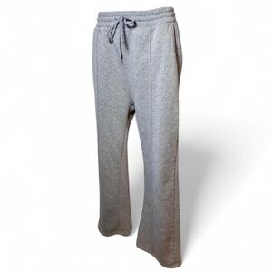 LA Grown Wide Leg Sweatpants | High Rise | Gray Lounge Pants | Long 43” Length